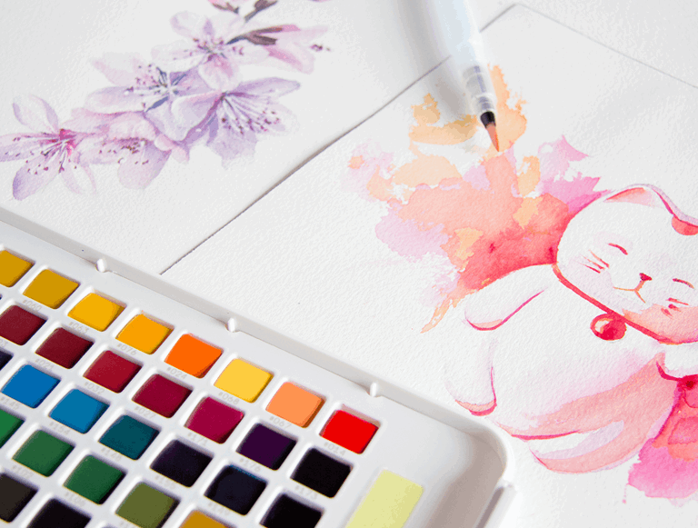 KOI Water Colors Sketch Box